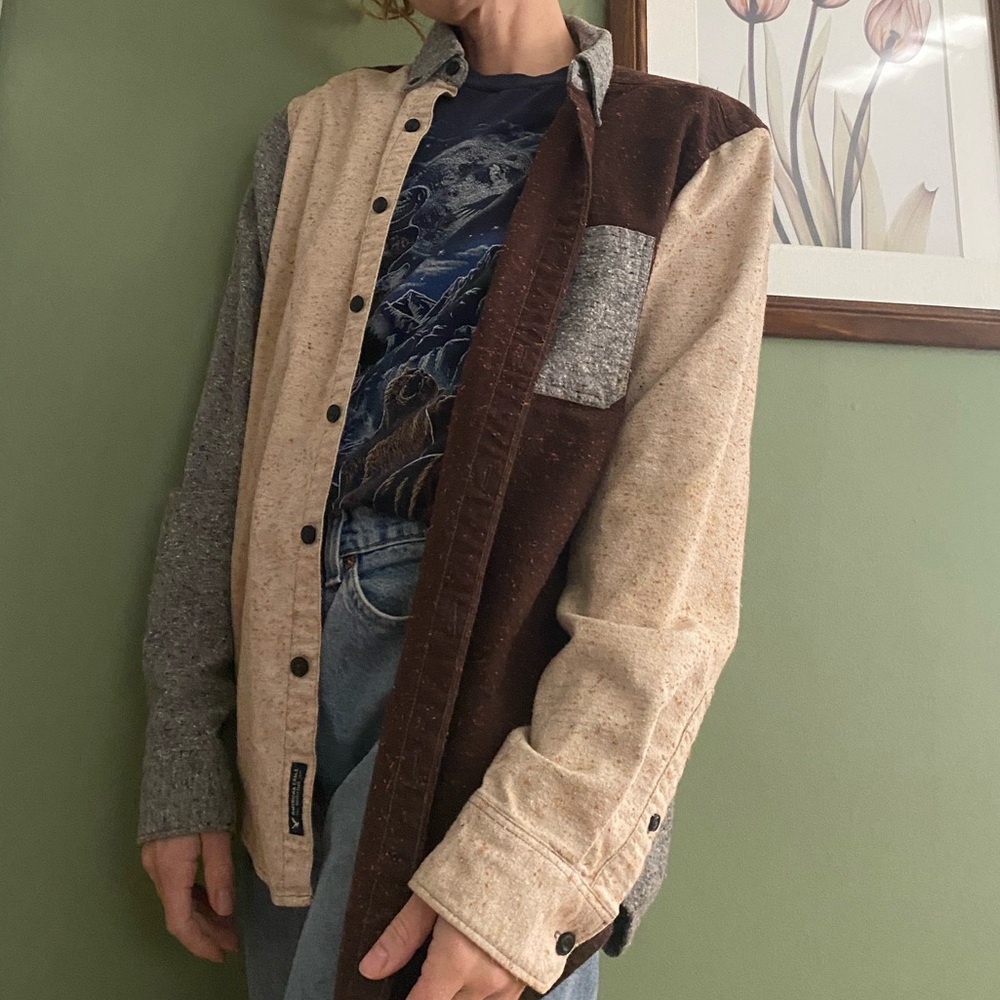 American Eagle button up fleece